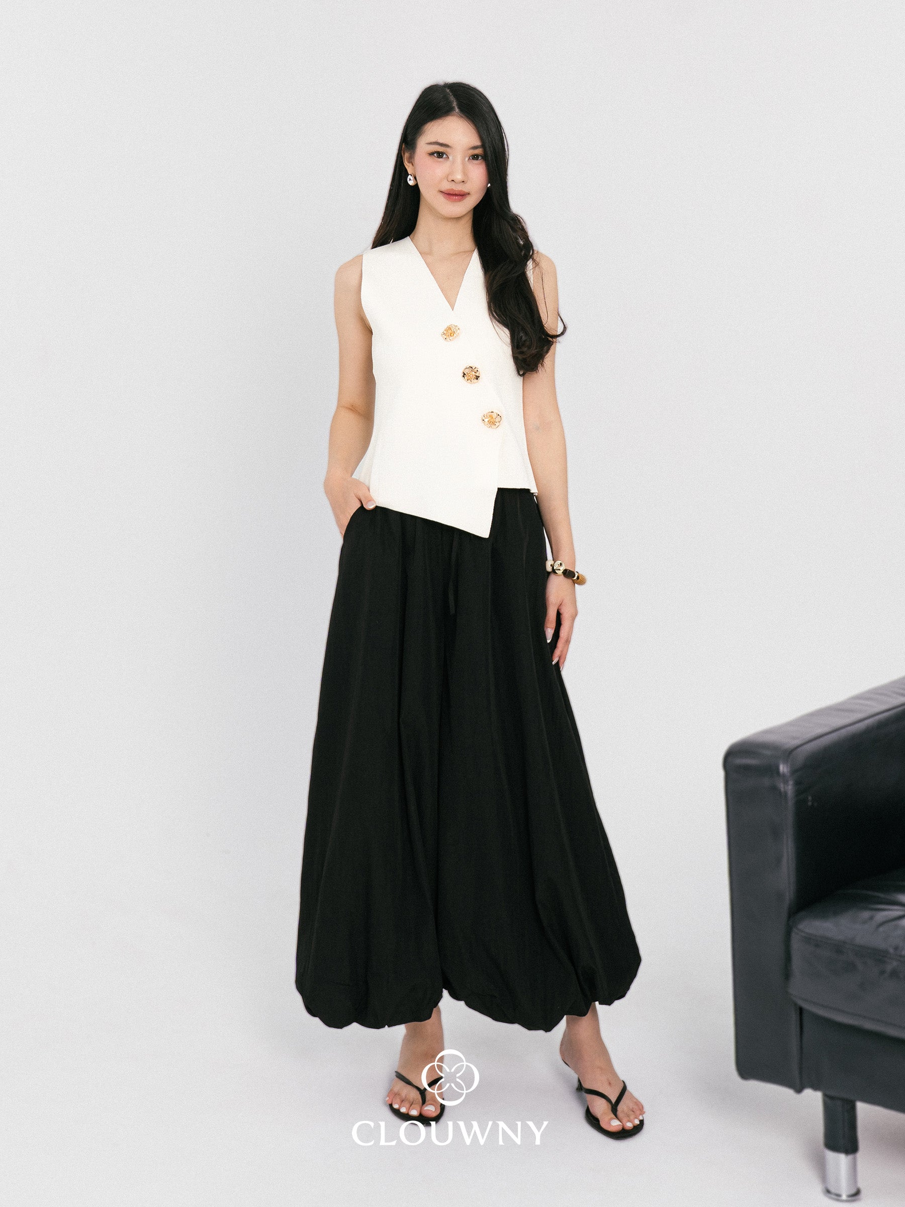 Sasya Balloon Pants - Black
